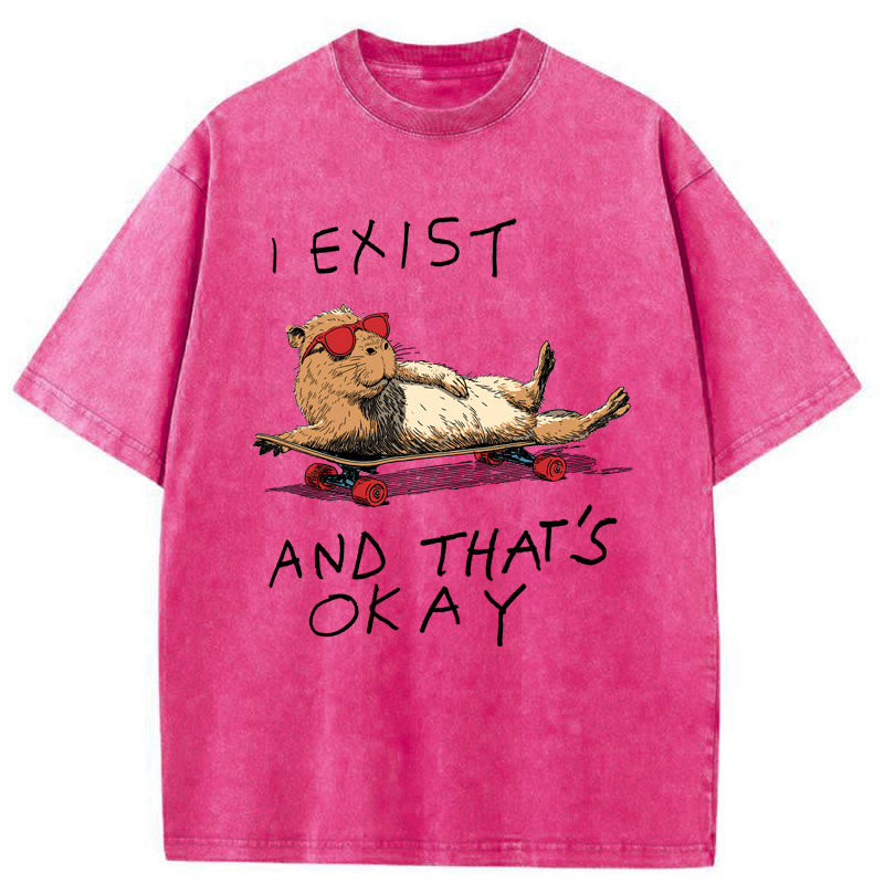 Tokyo-Tiger Existentially Chill Washed T-Shirt