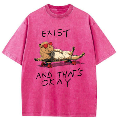 Tokyo-Tiger Existentially Chill Washed T-Shirt