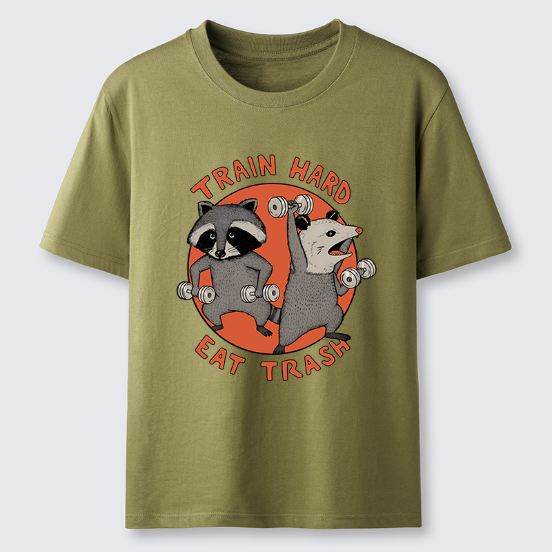 Tokyo-Tiger Raccoons And Opossums Are Working Out Classic T-Shirt