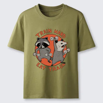 Tokyo-Tiger Raccoons And Opossums Are Working Out Classic T-Shirt