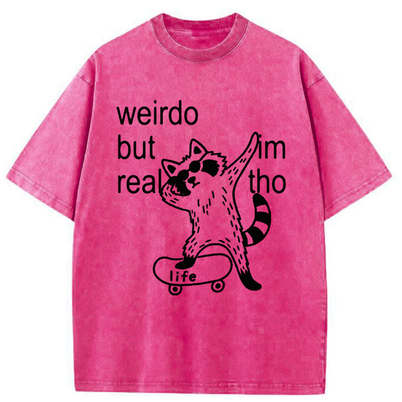 Tokyo-Tiger Weirdo But Real Washed T-Shirt