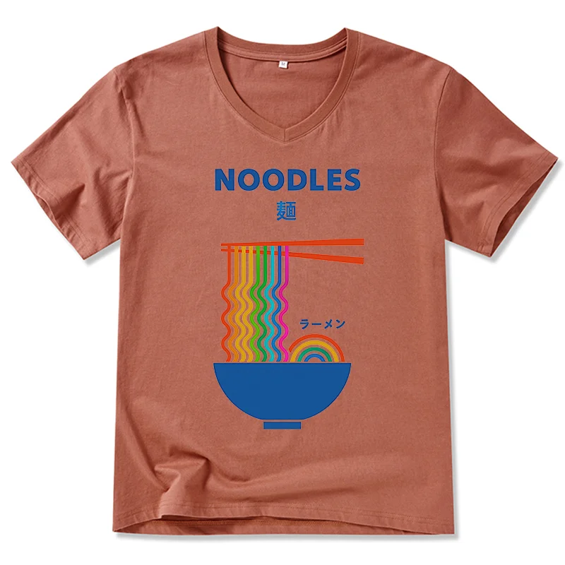 Tokyo-Tiger Rainbow Ramen V-Neck Classic T-Shirt