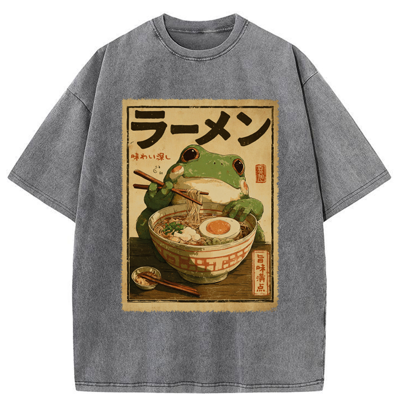 Tokyo-Tiger Ramen Bliss Washed T-Shirt