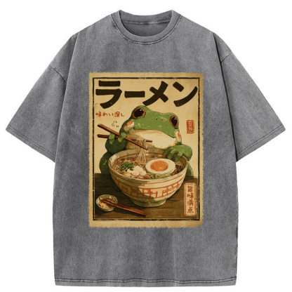 Tokyo-Tiger Ramen Bliss Washed T-Shirt
