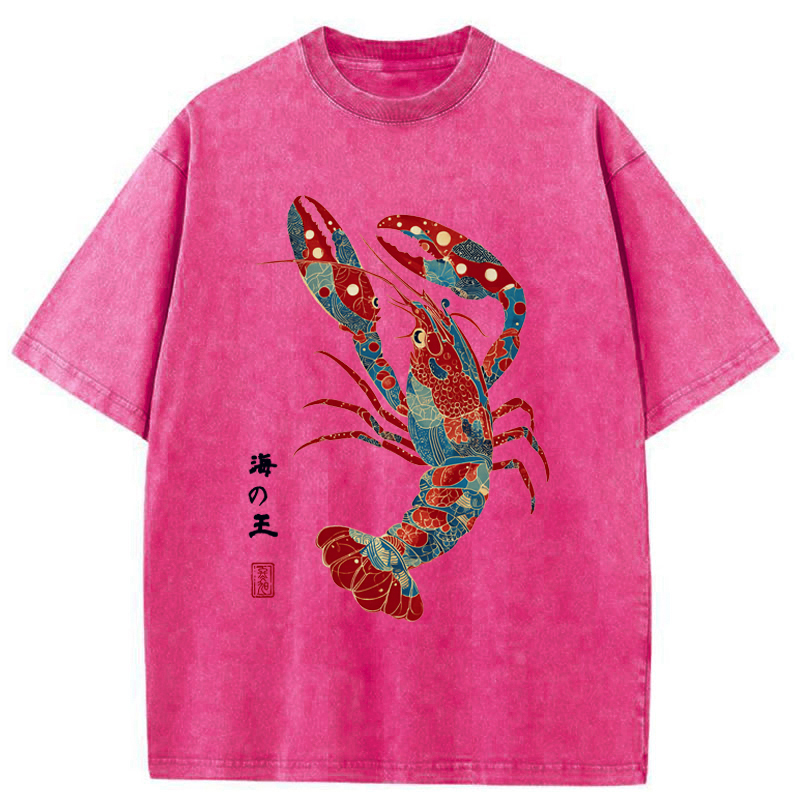 Tokyo-Tiger King Of The Sea Washed T-Shirt