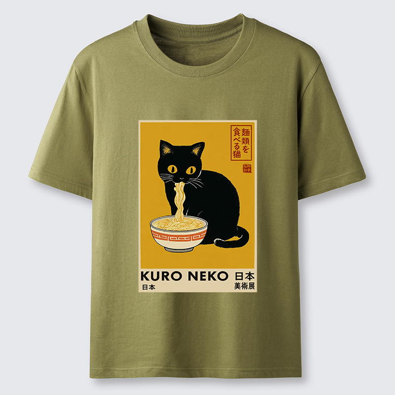Tokyo-Tiger Kuro Neko Ramen Classic T-Shirt