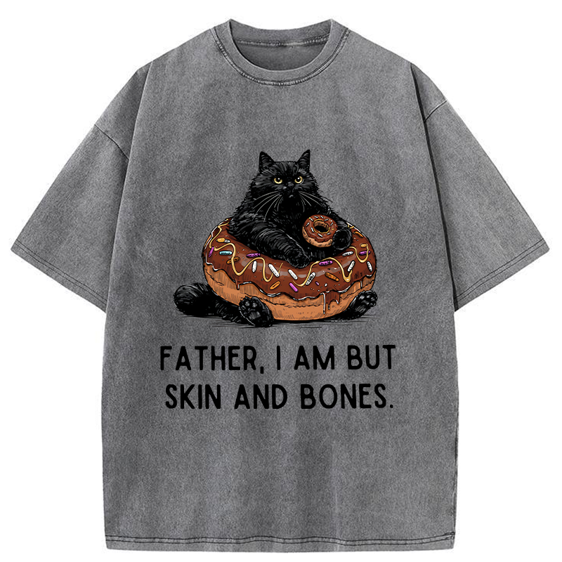 Tokyo-Tiger Fat Cat Is Begging For Food Washed T-Shirt