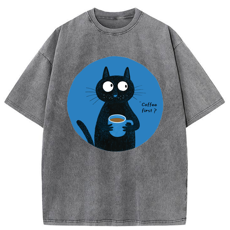 Tokyo-Tiger Coffee First Washed T-Shirt