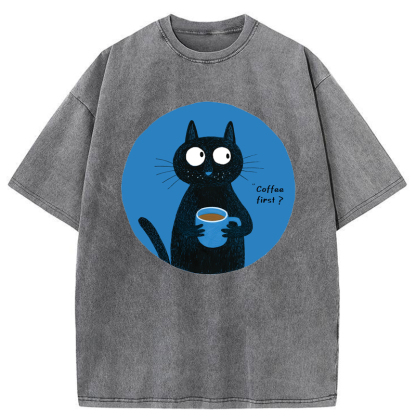 Tokyo-Tiger Coffee First Washed T-Shirt