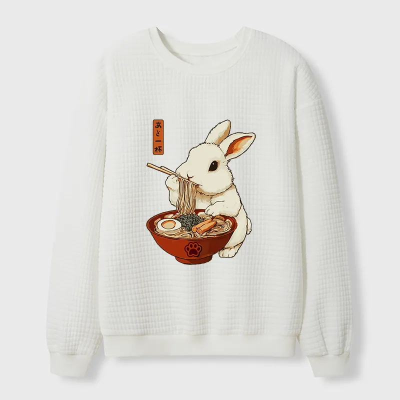 Tokyo-Tiger Bunny:One More Bowl, Please! Waffle Sweatshirt