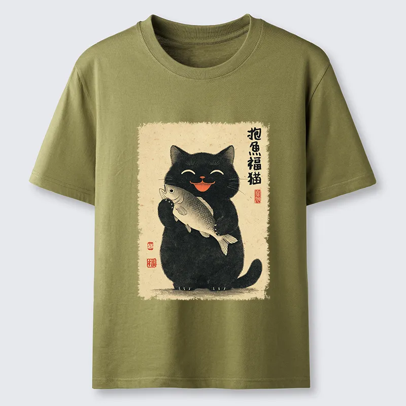 Tokyo-Tiger A Lucky Cat’s Catch Classic T-Shirt