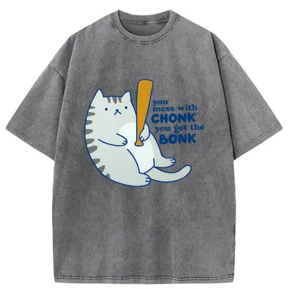 Tokyo-Tiger Get Beaten By The Cat Washed T-Shirt