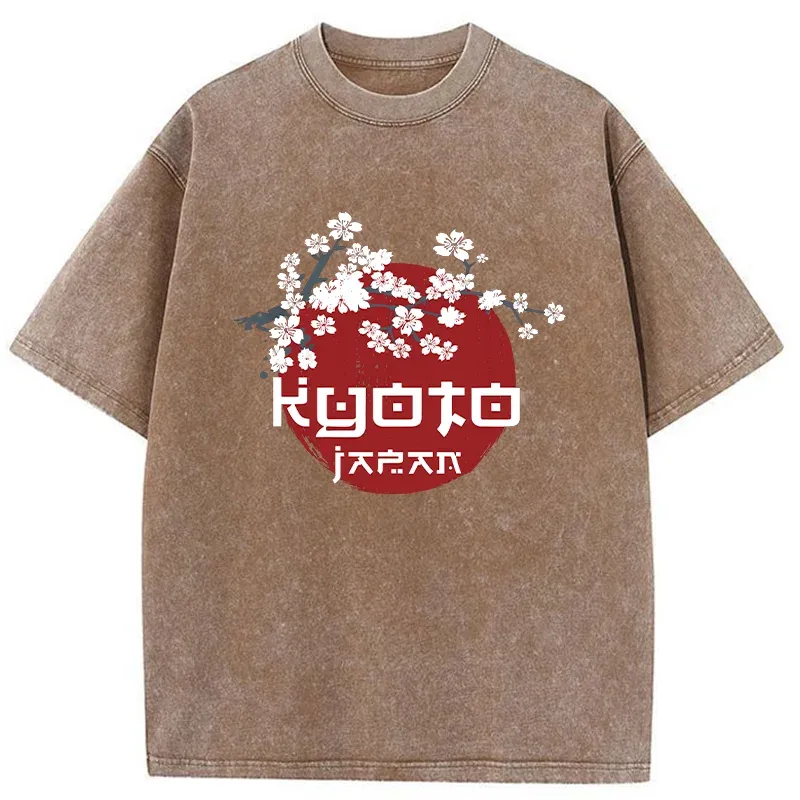 Tokyo-Tiger Tokyo Sakura Washed T-Shirt