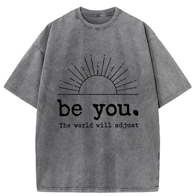 Tokyo-Tiger Be You The World Will Adjust Washed T-Shirt Sale