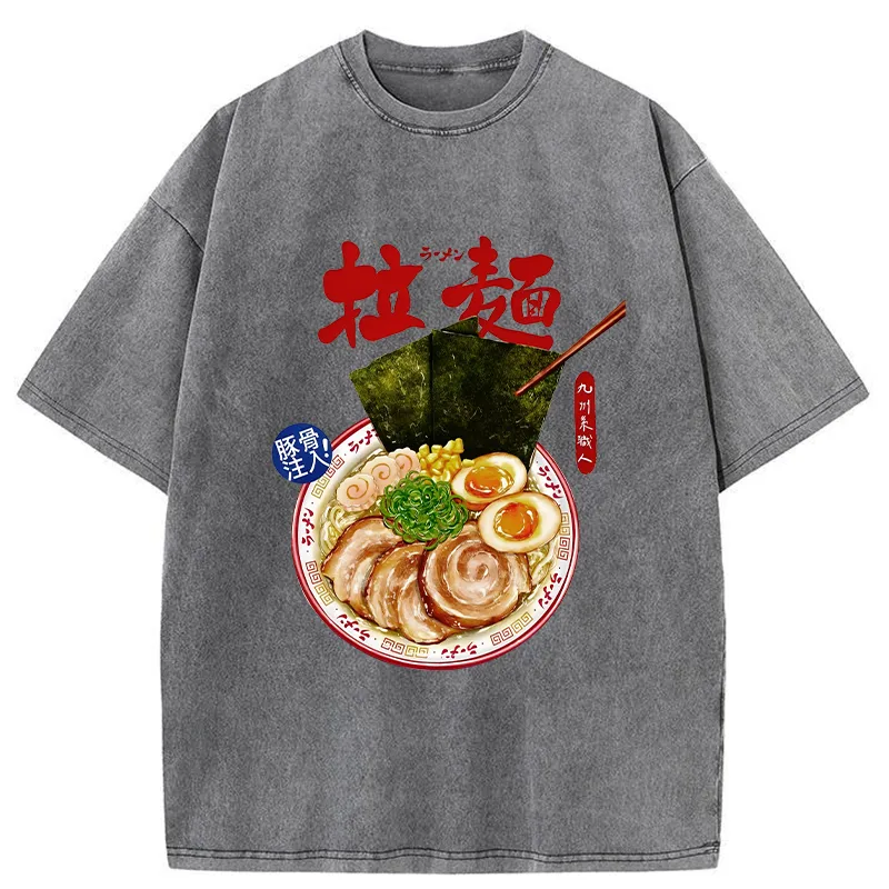 Tokyo-Tiger Ramen Japan Washed T-Shirt