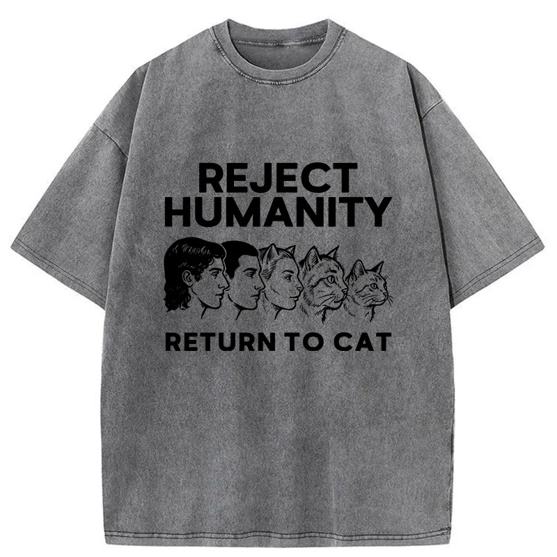 Tokyo-Tiger Return The Cat Washed T-Shirt
