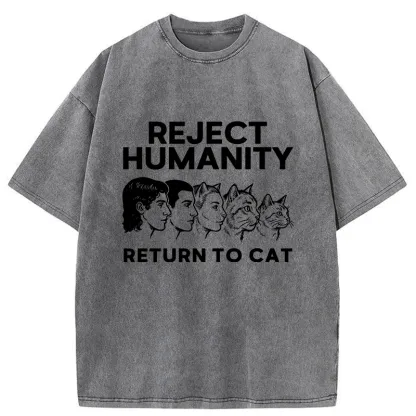 Tokyo-Tiger Return The Cat Washed T-Shirt