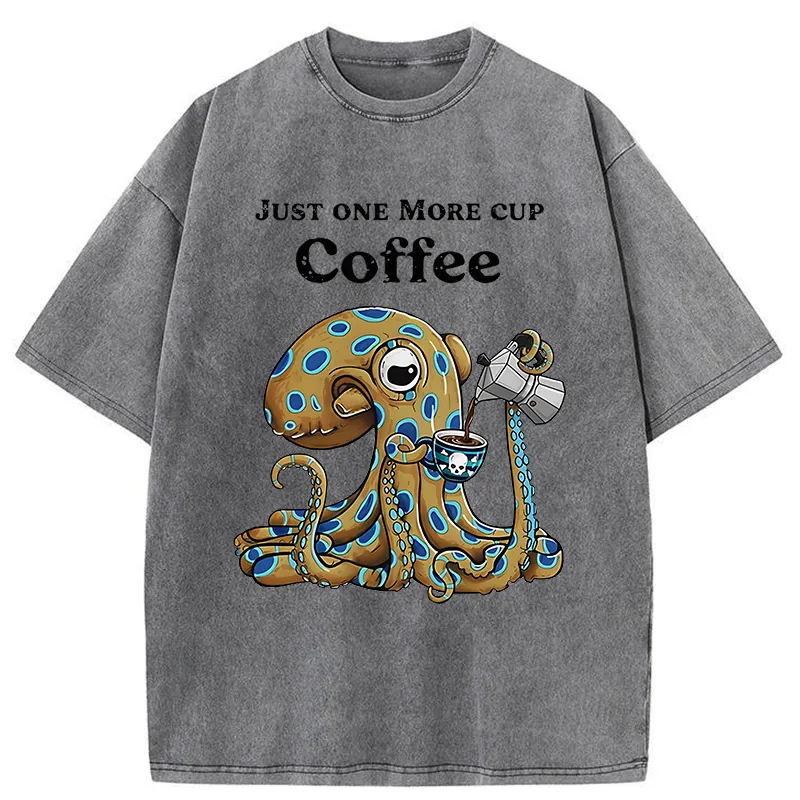 Tokyo-Tiger Poisoned Coffee Washed T-Shirt