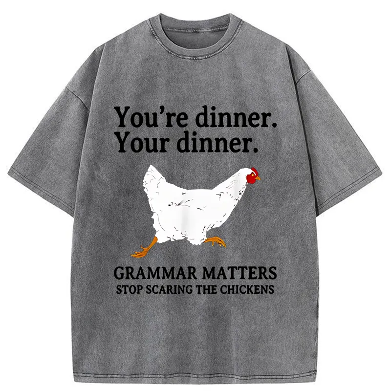 Tokyo-Tiger Don't Scare The Chickens Washed T-Shirt