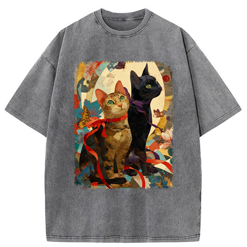 Tokyo-Tiger Ribbon Riot Washed T-Shirt