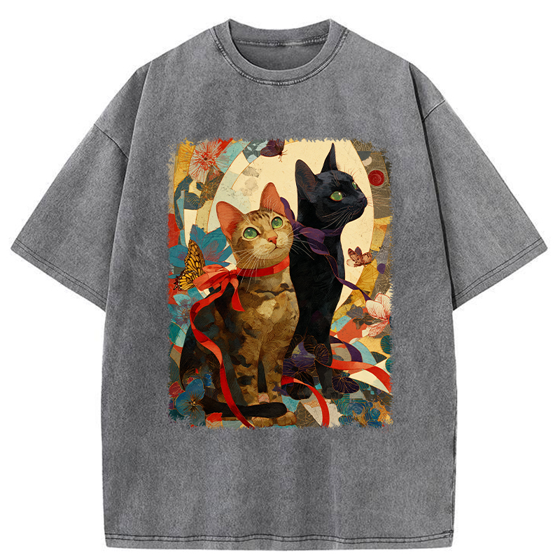 Tokyo-Tiger Ribbon Riot Washed T-Shirt