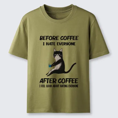 Tokyo-Tiger Hate Everyone After Drinking Coffee Classic T-Shirt