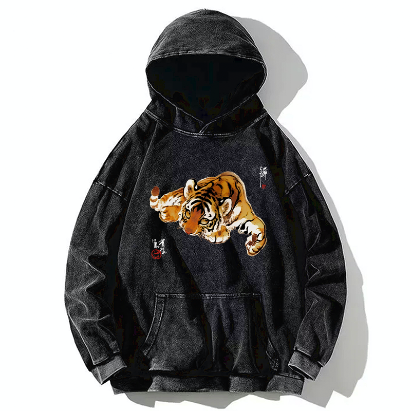 Tokyo-Tiger Tiger Cub Washed Hoodie