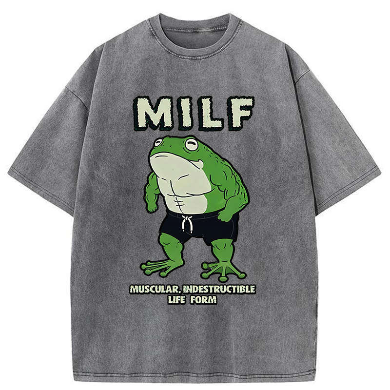 Tokyo-Tiger MILF Frog Washed T-Shirt