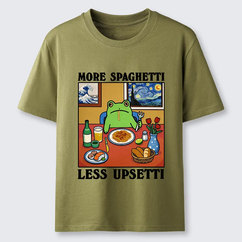 Tokyo-Tiger More Spaghetti Less Upsetti Frog Classic T-Shirt