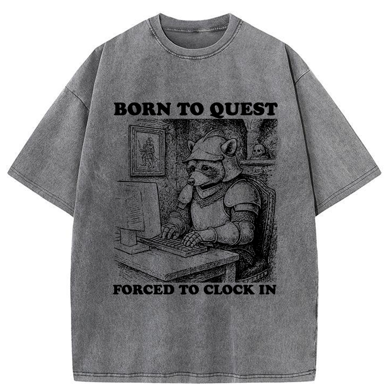 Tokyo-Tiger Loss Of Freedom Due To Work Washed T-Shirt