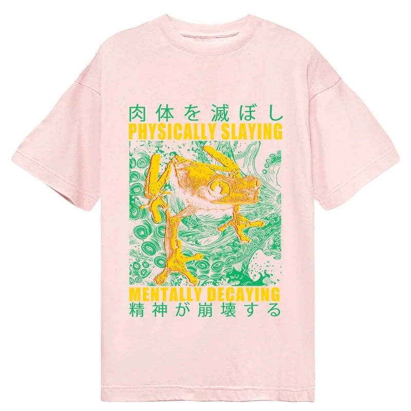 Tokyo-Tiger Physically Slaying Mentally Decaying Classic T-Shirt