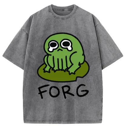 Tokyo-Tiger Sad Forg Washed T-Shirt