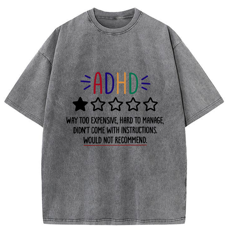 Tokyo-Tiger Evaluate ADHD Washed T-Shirt