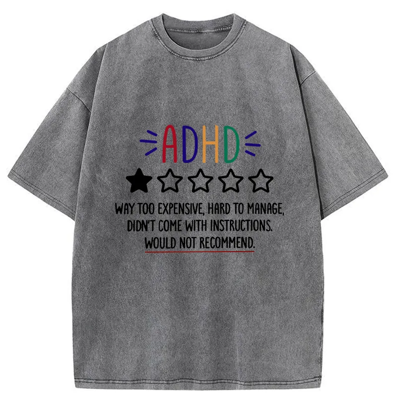 Tokyo-Tiger Evaluate ADHD Washed T-Shirt