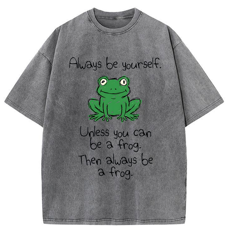 Tokyo-Tiger You Can Also Be A Frog Washed T-Shirt