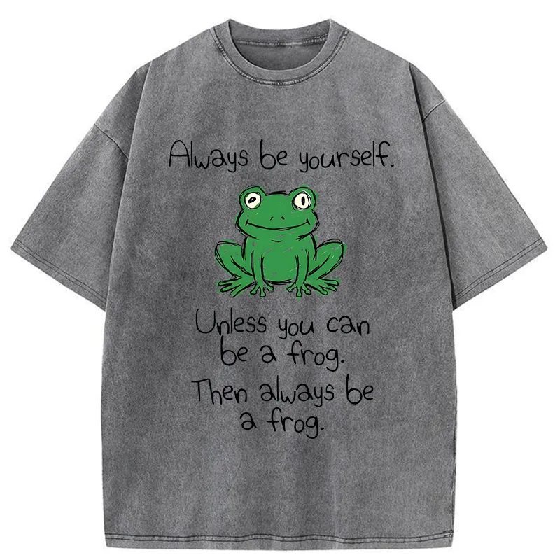 Tokyo-Tiger You Can Also Be A Frog Washed T-Shirt