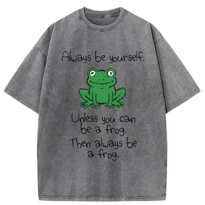 Tokyo-Tiger You Can Also Be A Frog Washed T-Shirt