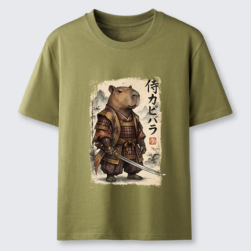Tokyo-Tiger Samurai Capybara Classic T-Shirt