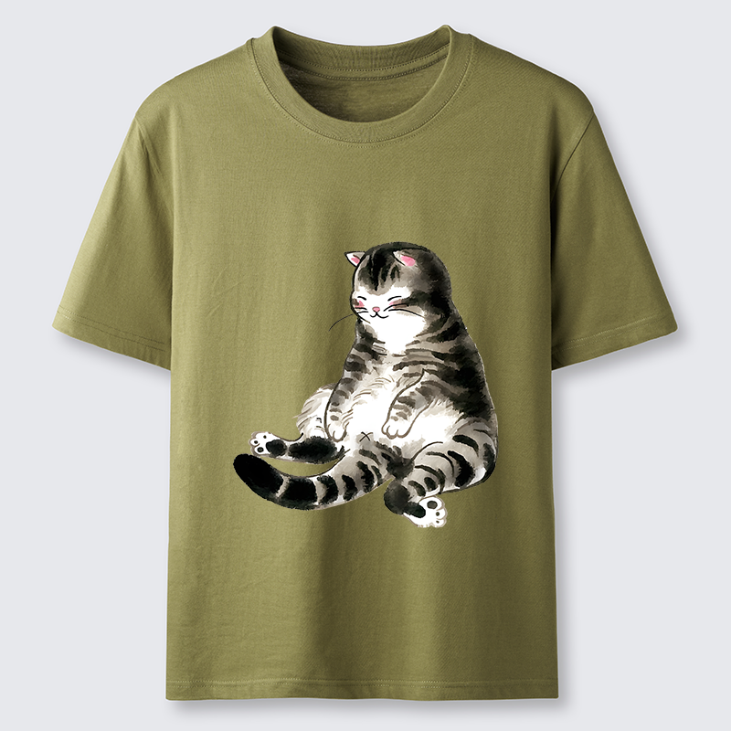 Tokyo-Tiger Ink Painting Cute Cat Classic T-Shirt