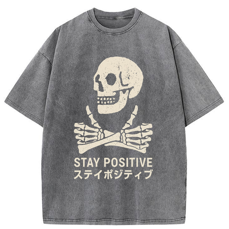 Tokyo-Tiger Optimistic Supporter Washed T-Shirt