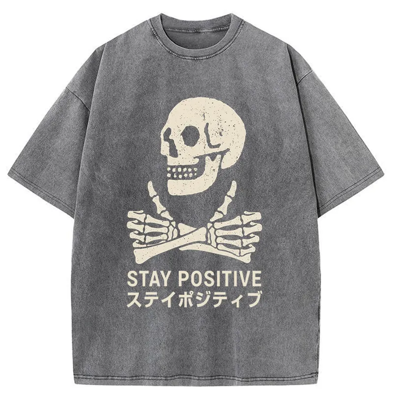 Tokyo-Tiger Optimistic Supporter Washed T-Shirt