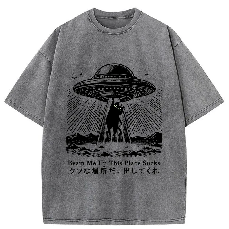Tokyo-Tiger Please Take Me Away Washed T-Shirt