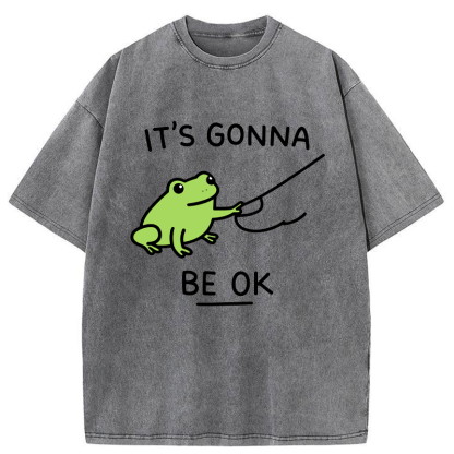 Tokyo-Tiger It's Gonna Be Okay Washed T-Shirt