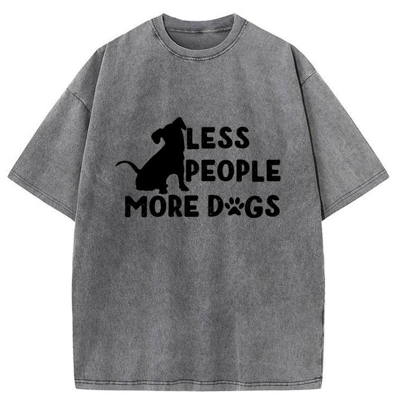 Tokyo-Tiger Fewer People More Dogs Washed T-Shirt
