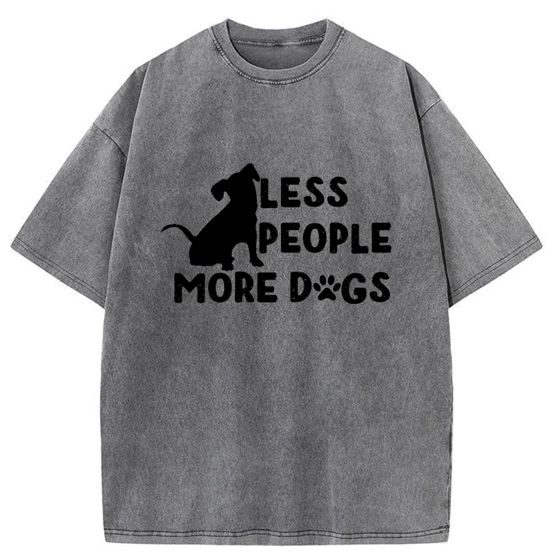 Tokyo-Tiger Fewer People More Dogs Washed T-Shirt