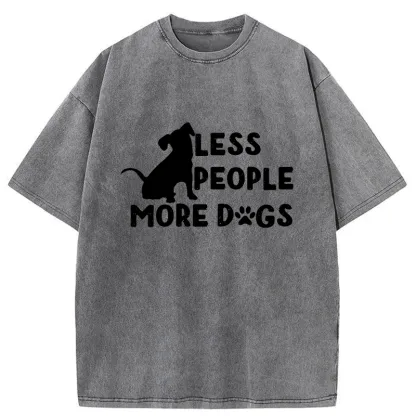 Tokyo-Tiger Fewer People More Dogs Washed T-Shirt