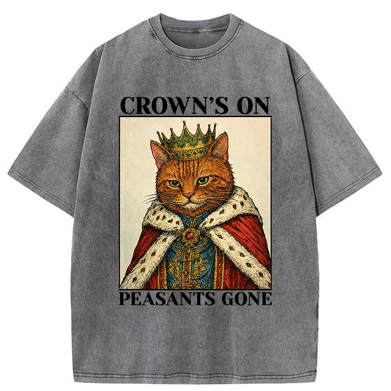 Tokyo-Tiger Today I Am My Own King Washed T-Shirt