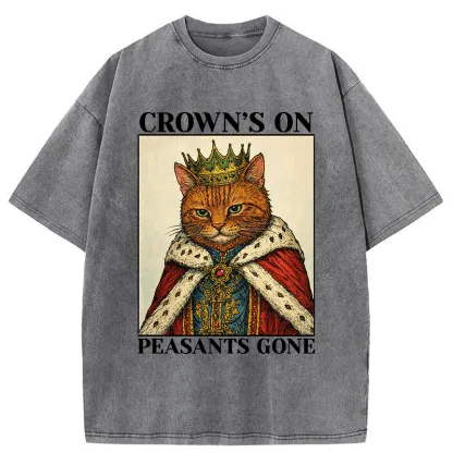 Tokyo-Tiger Today I Am My Own King Washed T-Shirt