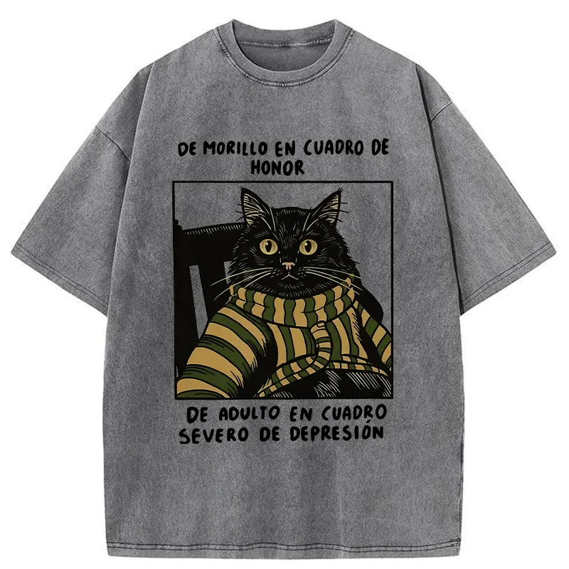 Tokyo-Tiger Life Of Contrast Washed T-Shirt