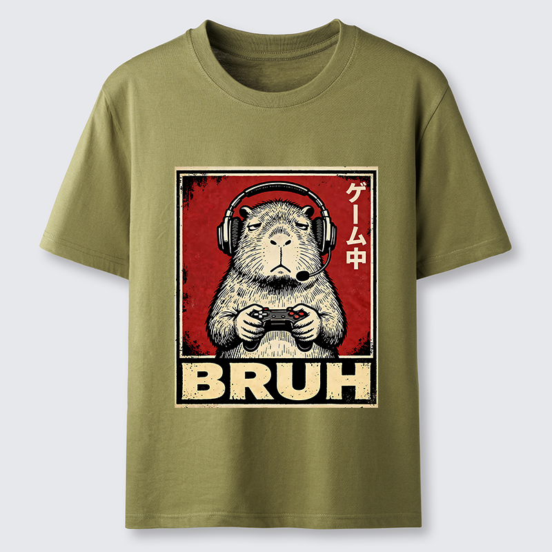 Tokyo-Tiger Funny Capybara Playing Games Classic T-Shirt